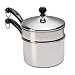 Kitchen & Housewares : Farberware Classic Series 2-Quart Saucepan with Double Boiler Insert and Lid