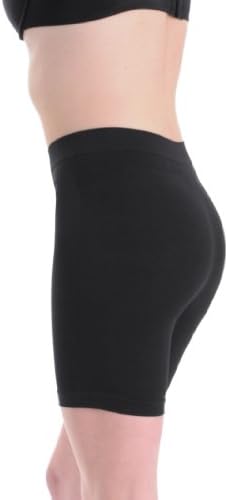 Women Seamless Long Leg Panty Shaper High Waisted Black Shorts Slenderize Shape Sizes: Medium