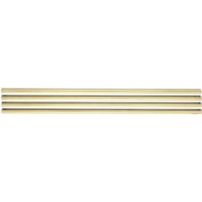 Napoleon L36pb Upper / Lower Contour Fireplace Louvres - Polished Brass