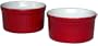 Emile Henry Couleurs 12-Ounce Individual Souffle Dish, Set of 2, Red