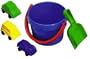 Plasto Bucket with Truck Set