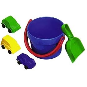 Plasto Bucket with Truck Set by Early Play BRIO