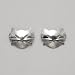 Abstract Flat Cat Head Earrings