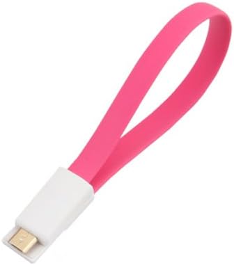 MONOKO Micro USB Sync and Charge Cable, with Megnet, Pink