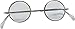 Rubie's Costume Co Men's Novelty Round Santa Glasses