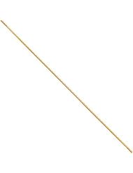 10K Gold 1mm Box Chain 30"