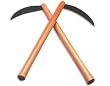 Unsharpened Steel Kama 18"