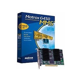 Matrox Multi-Monitor Series G450 X4 - Graphics adapter - 4 GPUs - MGA G450 - PCI - 128 MB DDR - DVI