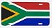 South Africa Afrika Flag Vanity Auto License Plate