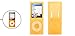 Yellowy Protective Silicone Case for iPod Nano Chromatic 4G 4th Generation