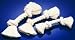 Booda - 2knot Rope Dog Bone White - X-large