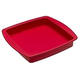 KitchenAid Silicone Square Cake Pan, Red