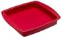 KitchenAid Silicone Square Cake Pan, Red
