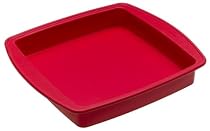 KitchenAid Silicone Square Cake Pan, Red