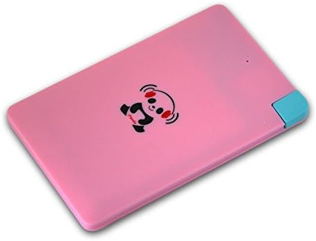 Ipanda® 2200mah Credit Card Size Portable Charger and Powerbank for Mobile Devices - Assorted Colors (PINK)