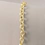 7.5" 14k Gold Twisted Round Link Bracelet