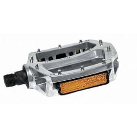 Bulletproof, Platform Pedals, 9/16", Silver