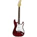 39 Inch Transparent Red Electric Guitar with Carrying Bag and Accessories