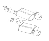 MagnaFlow 15882 Stainless Steel 2.5 Dual Axle-Back Exhaust System