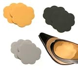Tip Toes Foot Cushions - 1 Black 1 Butter 1 Silver Pairs by Foot Petals