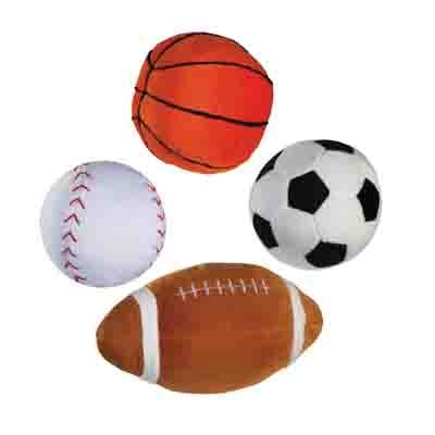 Plush Dog Sports Ball - Soccer Ball