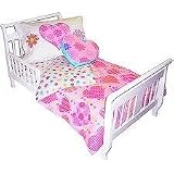 Crayola Sweet 4-Piece Toddler Bedding Set: Features Hearts (Pink)