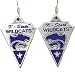 Kansas State Wildcats Dangle Earrings - NCAA College Athletics Fan Shop Sports Team Merchandise