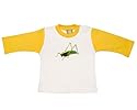 Varsity Tee with Graphic, 18 - 24m, Sunflower - Grasshopper