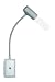 Trio 8700911-07 Energiespar-Wandspot, Glas opal matt