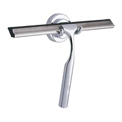 Wenko 16700100 Bad- und Duschabzieher Terni - mit Ersatzlippe, Chrom, 24.5 x 16.5 cm