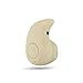 Doinshop New Ultra-small Earbud S530 4.0 Stereo Bluetooth Headset Earphone Mini (khaki)