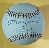 Bill Mazeroski Autographed/Hand Signed Pittsburgh Pirates MLB Baseball w/''HOF 01''
