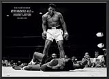 Muhammad Ali (Vs. Sonny Liston) Dry Mounted Poster Wood Framed.