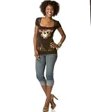 Baby Phat - Baby Phat Plus Sizes Cuffed Logo Capri Pants