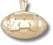 Minnesota Golden Gophers Solid 10K Gold ''M'' Football Pendant