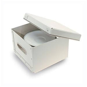 Cargo Saucer Plate Storage Box - Small White by Resource International by
