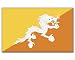 Third Party New : Bhutan  Flagge 90 * 150 cm