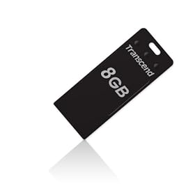 Transcend - TS8GJFT3K - Cl� USB ultra compact T3 - 8 Go - Noir