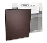 Pina Zangaro Rossano Screw Post Portfolio Book, Dark Brown, 11 x 8.5