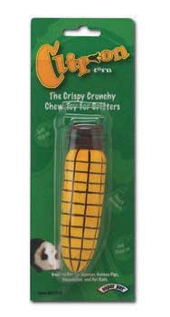 Clip On Wood Chew Toy Corn