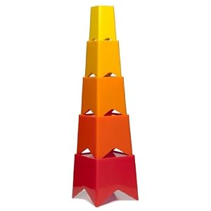 Stack and Nest Cups Warm Colors