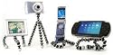 Joby GP1-M1EN Gorillapod GoGo Flexible Tripod with Suction Cup & 2 Adhesive Clips (Grey)
