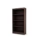 South Shore Axess Collection 4-Shelf Bookcase, Chocolate