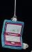 Mouth Blown Glass Blue Glitter "Yule Got Mail" Laptop Christmas Ornament 3.5"