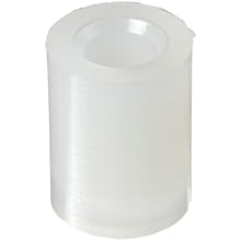 Round Spacer, Nylon, Inch, 1/4" Length, #2 Screw Size, Pack of 100