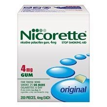 Nicorette Original Gum (4mg X 200 Pieces)
