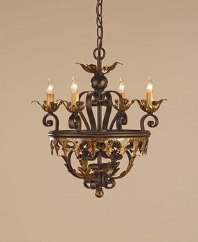 Currey and Company Castello 4-Light Chandelier