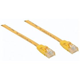 Cables To Go - 15191 - 5ft CAT5E 350Mhz Snagless Patch Cable Yellow by Cables To Go