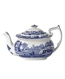 Spode Blue Italian Teapot, 64 oz.