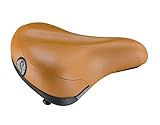 Schwinn S Logo Comfort Tuned Saddle (Brown/ Herringbone)